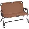 CAMPZ Chaise Pliante En Aluminium Sac Bivouac, Marron/noir