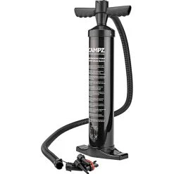 CAMPZ High Pressure Pompe 3l Avec Jauge, Noir