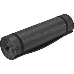 CAMPZ Matelas Simple épaisseur 180x50cm, Noir