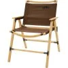 CAMPZ Nagano Chaise Bambou Compact Haut, Marron/beige