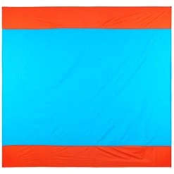 CAMPZ Couverture De Pique-nique 210x200cm, Turquoise/orange