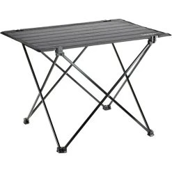 CAMPZ Table Enroulable 55x42x40cm Ultra Light, Noir/gris