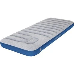 High Peak Air Bed Cross Beam Single Extra Long Matelas, Gris/bleu