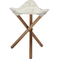 Nordisk Rebild Wooden Tripod Siège, Beige/marron