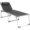 Outwell New Foundland Lounger XL, Noir/gris