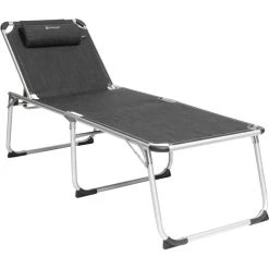 Outwell New Foundland Lounger XL, Noir/gris