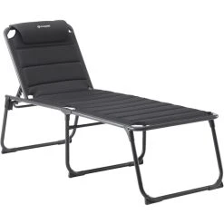 Outwell Samoa Chaise Longue, Noir