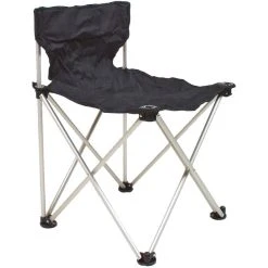 Basic Nature Standard Chaise De Camping, Noir