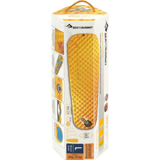 Sea To Summit Ultralight Tapis Grand, Jaune – Image 4