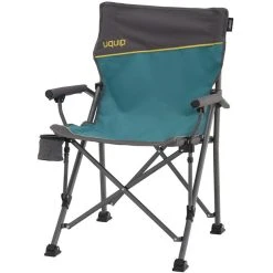 Uquip Roxy Chaise Pliante, Gris/Bleu Pétrole