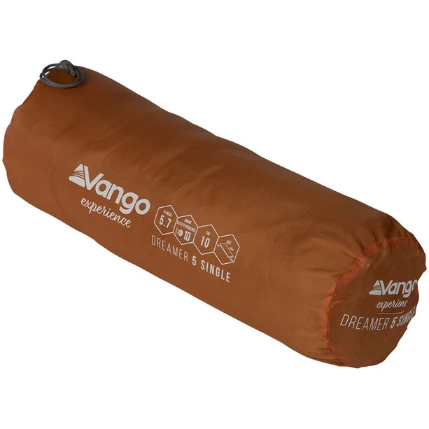 Vango Dreamer 5 Sleeping Mat Single, Orange – Image 2